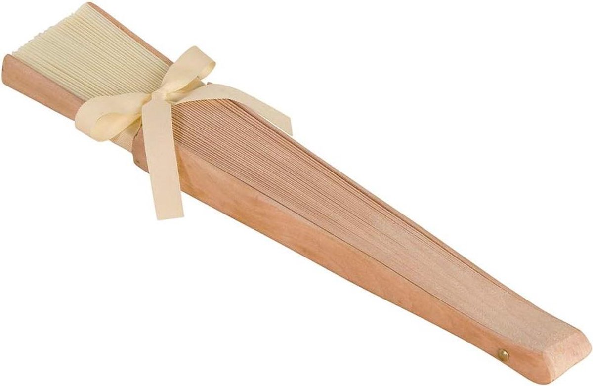 Decoratief Ornament - Houten Hangend - Woonkamer Aankleden - Natuurlijk Hout - 23 cm - Ivoor