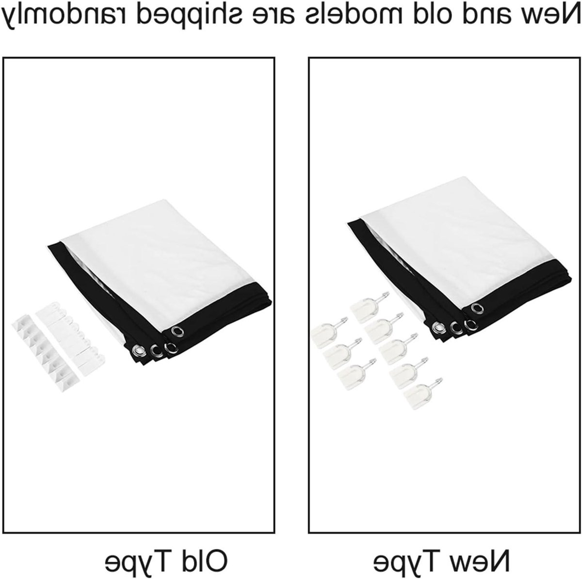 Projectiescherm Stof - Draagbaar Scherm - Thuisbioscoop Genieten - Opvouwbaar Ontwerp - 100 Inch - Wit