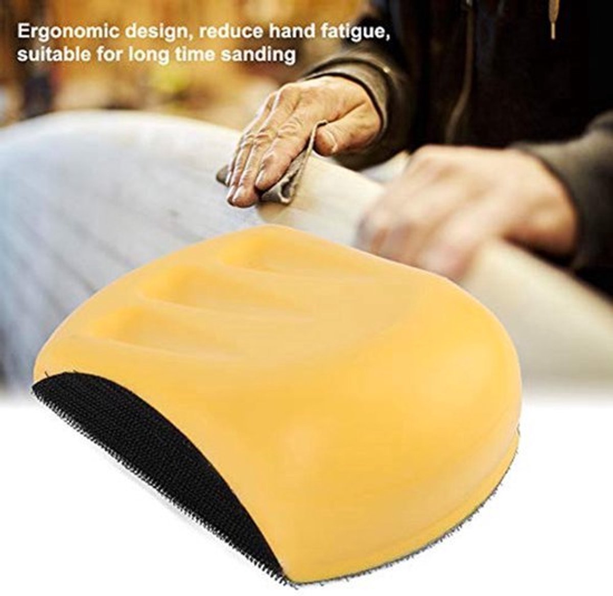 Schuurblok, Schuurblok, Schuurblok 150 Mm, Schuurblokken, Abranet 150 Mm Velcro Hand Schuurblok Polijsten Schuurwiel 5 125 mm (5 inch 125 mm)