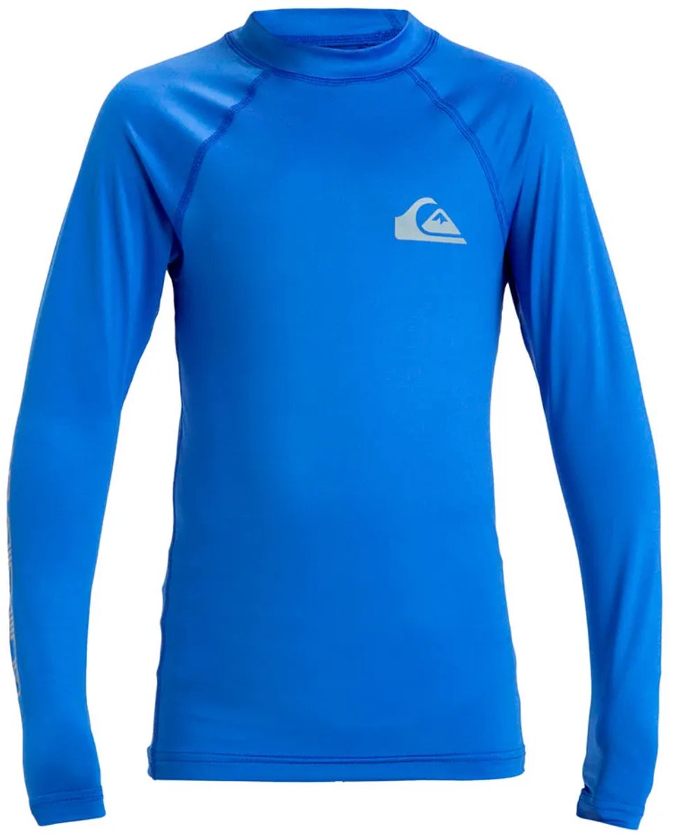Quiksilver Everyday Upf50 Rash Guard Met Lange Mouwen 12 Years Jongen Blauw