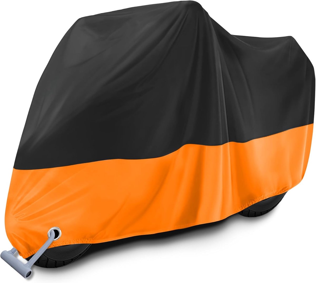 SnelShoppen - Motorfiets hoes, waterdichte bescherming, ademend materiaal, universele maat, met opbergtas, ideale motorbedekking voor binnen en buiten