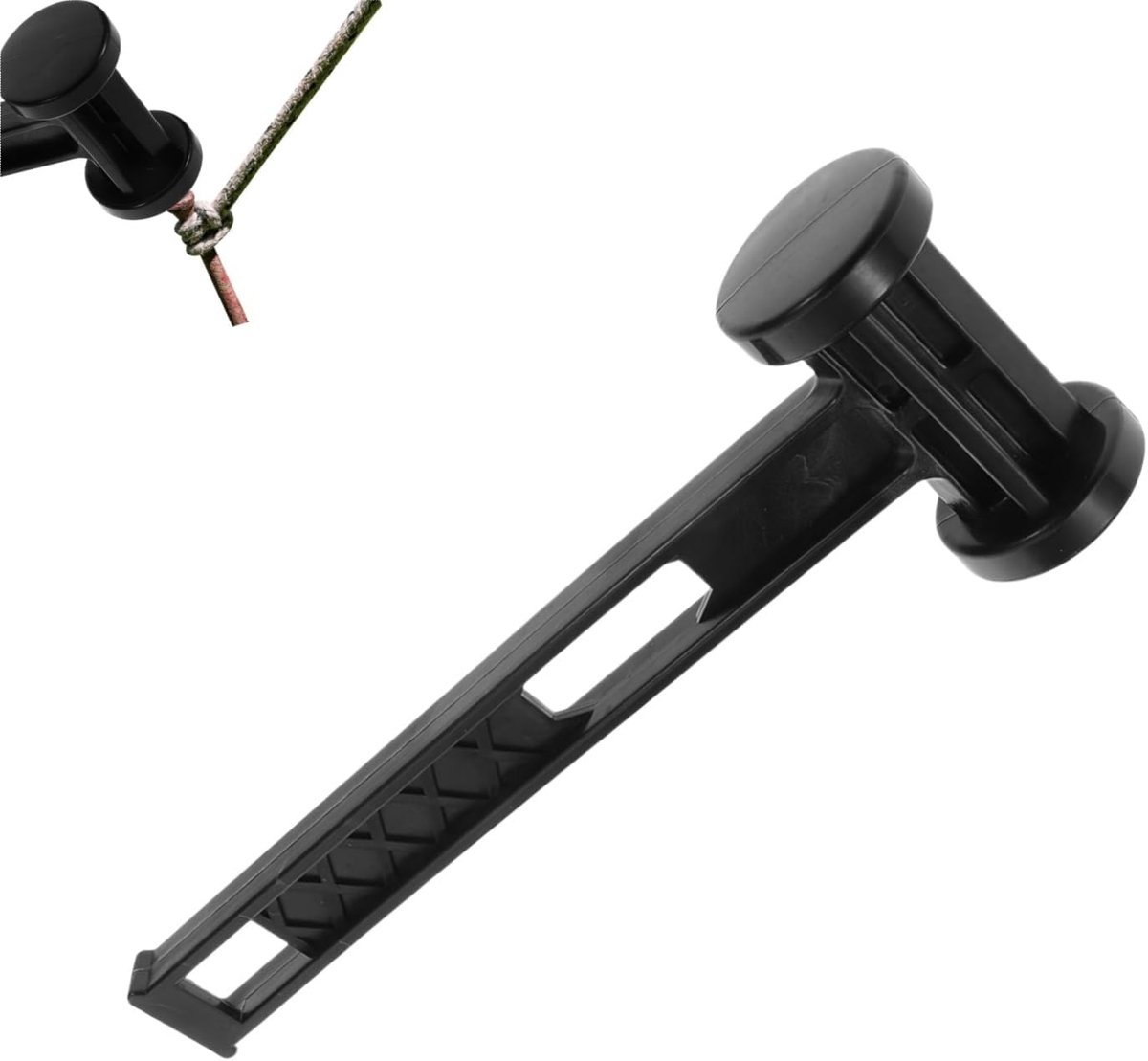 SnelShoppen - Camping Hammer - Lichtgewicht Multifunctionele Hamer - Tent Constructie en Buiten Gebruik - Ideaal Kampeer Accessoire voor Kampeerliefhe