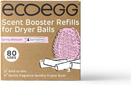 SnelShoppen - Ecoegg Droger Eieren Geur Sticks | Navulling | Vermindert Droogtijd | Vervanging voor Drogerballen | Verfrist en Verzacht Kleding | Hypo
