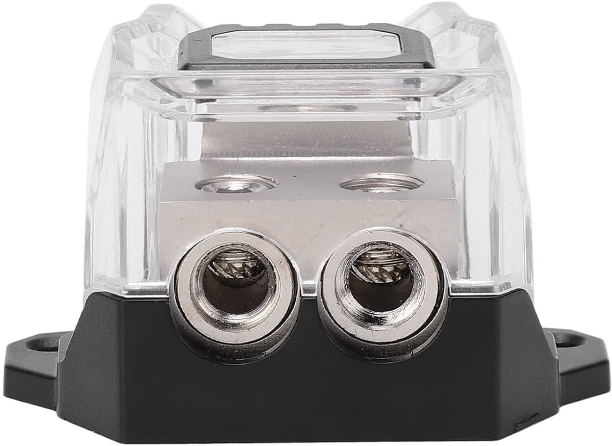 SnelShoppen - Car Audio Splitter Amp Verdeelblok 0GA naar 4GA - Geluidsversterker Aansluitblok voor Auto's, Schepen en Off-Road Voertuigen