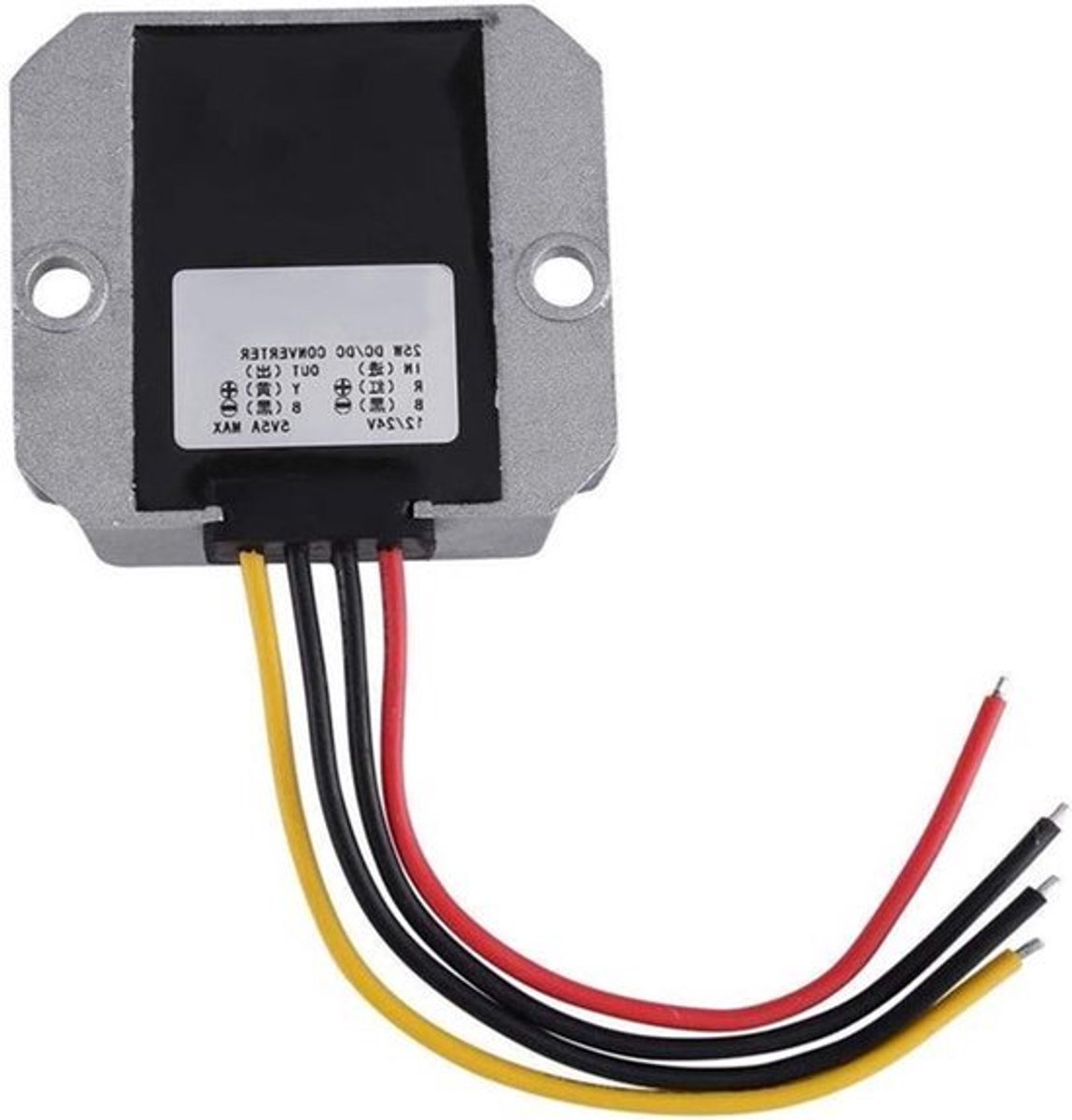 12 V/24 V naar 5 V 5 A 25 W DC Spanningsomvormer Step Down Module Buck Converter