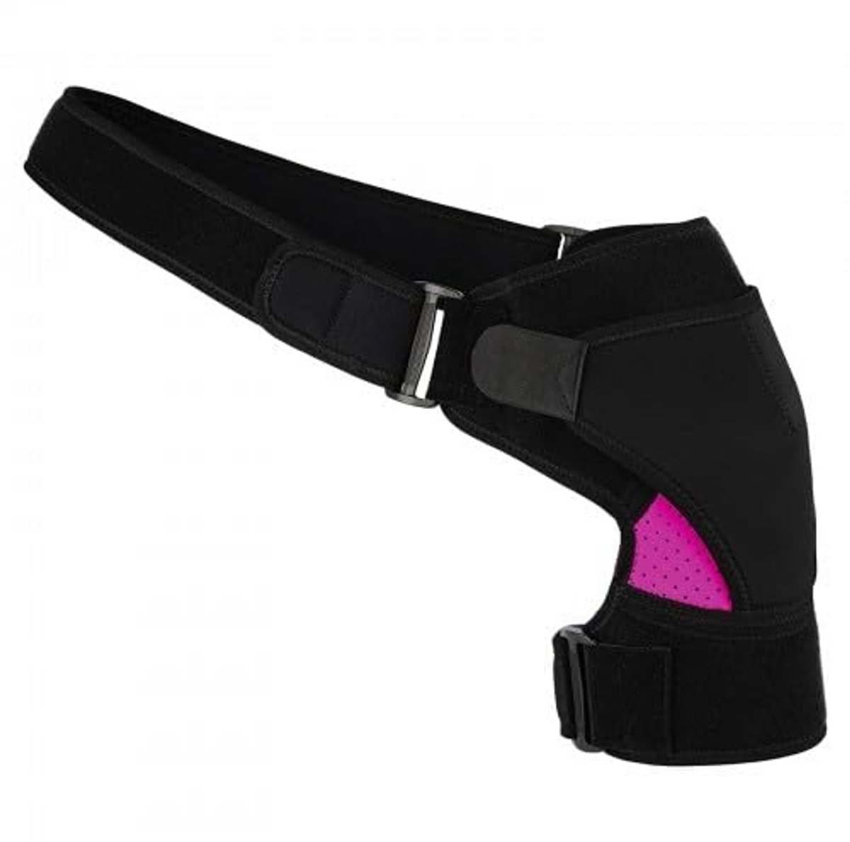SnelShoppen - Verstelbare Schouderondersteuning - Ademend Nylon - Schouderbrace voor Mannen en Vrouwen - Zachte Stabiliteit en Comfort - Ideaal voor H