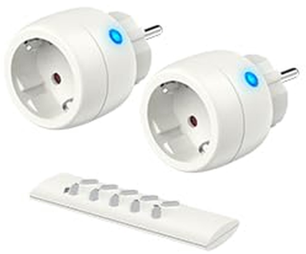 Draadloze Stopcontacten - Afstandsbediening Set - Energie Besparen - Door Muren Signaal - 30 Meter Bereik - Wit