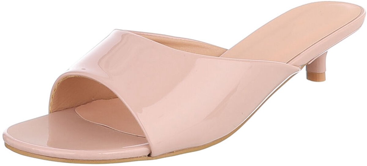 Slipper met hak - instapmodel - dames Mt:36