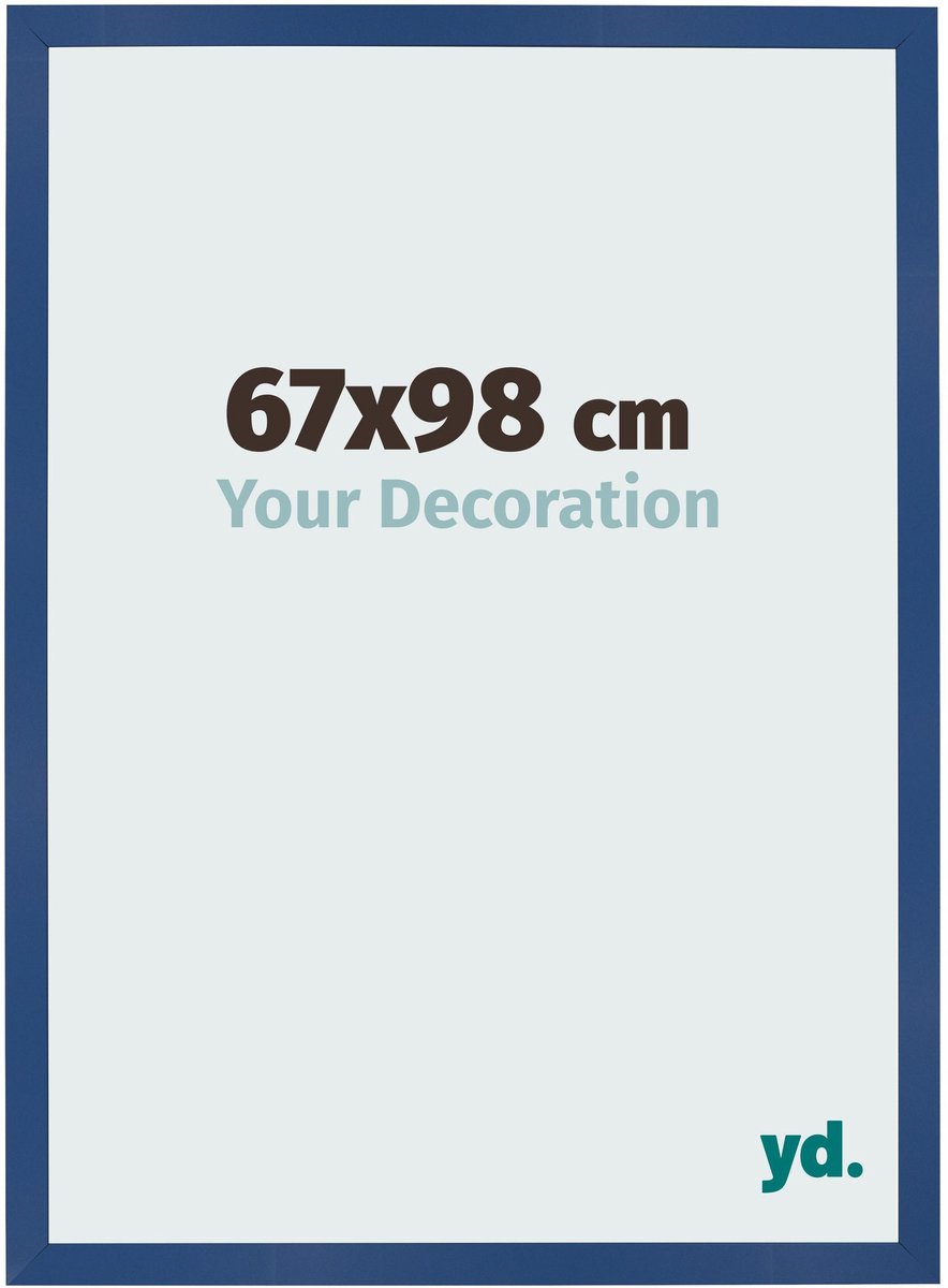 Your Decoration - Fotolijst 67x98 cm - MDF - Donkerblauw - Bologna