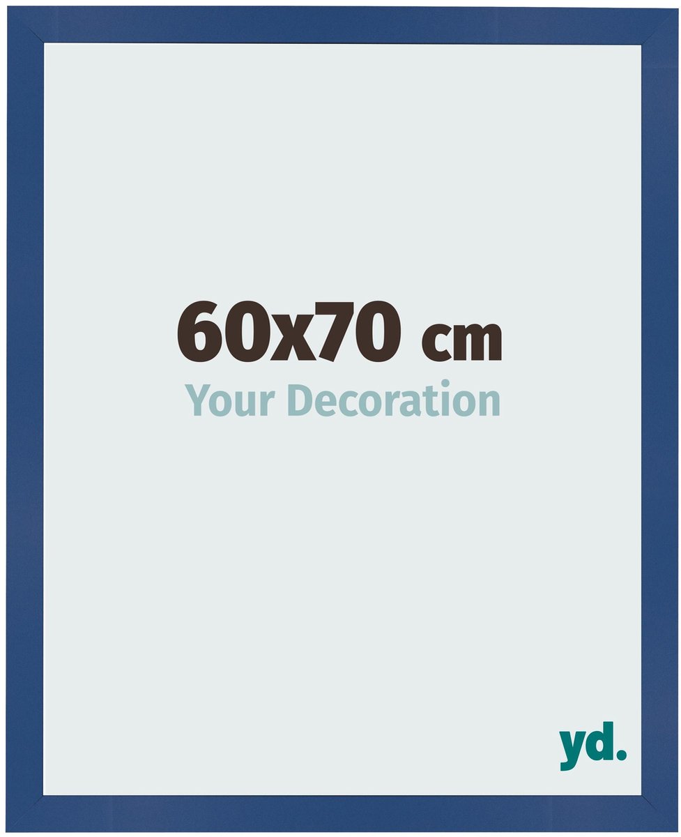 Your Decoration - Fotolijst 60x70 cm - MDF - Donkerblauw - Bologna