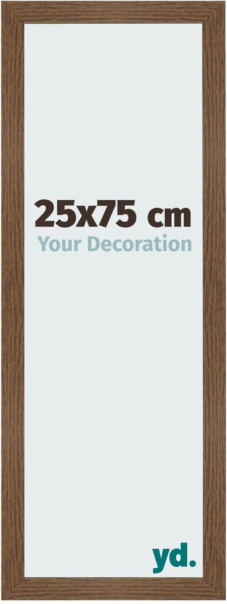 Your Decoration - Fotolijst 25x75 cm - MDF - Eiken Rustiek - Bologna