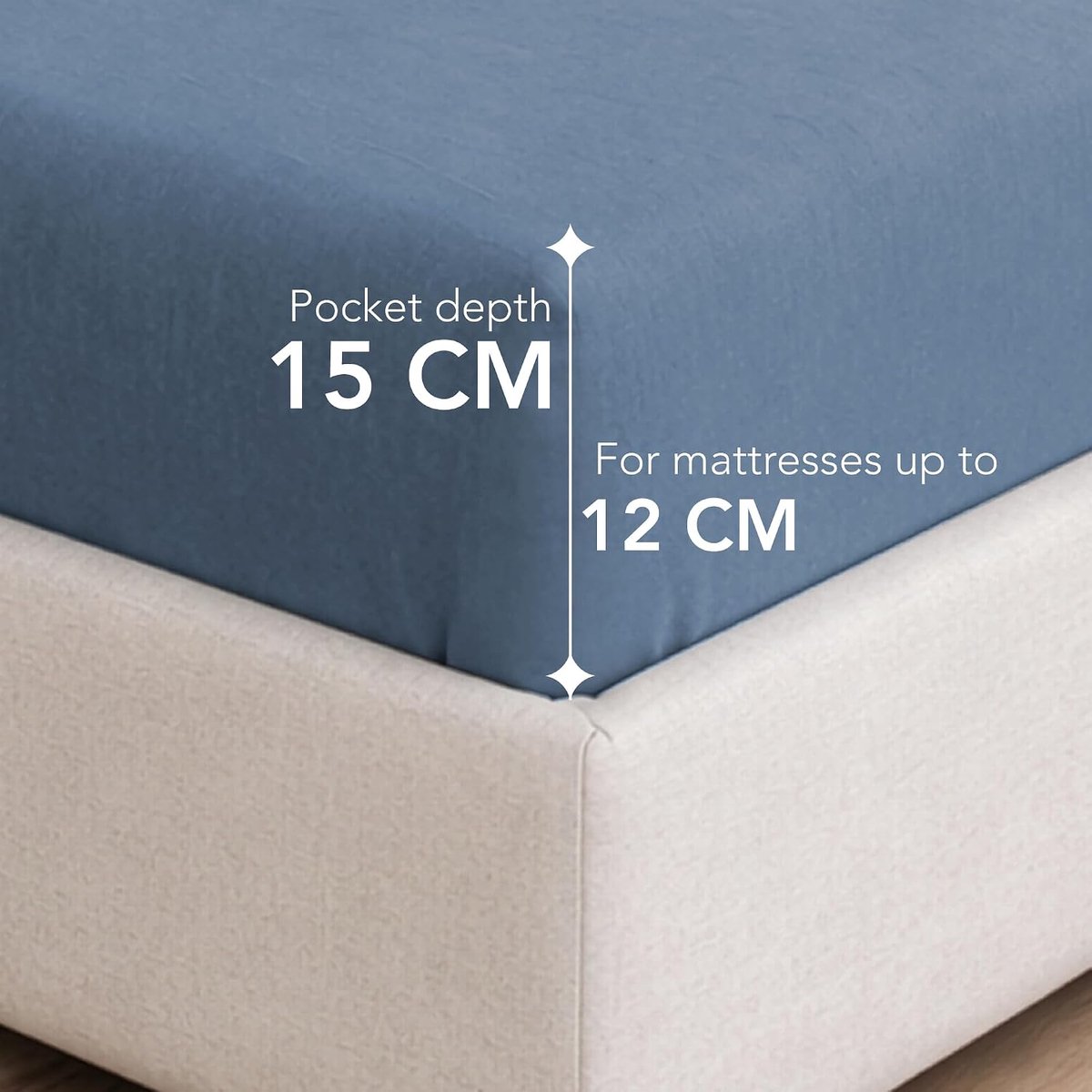 SnelShoppen - Fitted Sheet 80x160 cm - Katoen Stretch Jersey - 15 cm Hoes - Geschikt voor Matras tot 12 cm - Oeko-Tex Gecertificeerd - Hypoallergene B