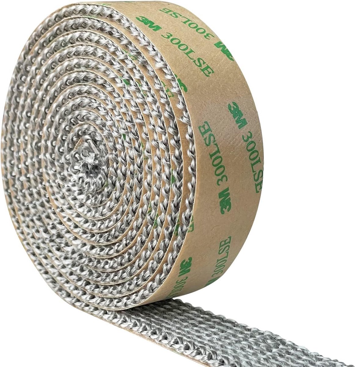 SnelShoppen - Zelfklevende Houtkachel Gasket Tape 25mm Breed en 3mm Dik, Hittebestendige Glasvezelband 1.8m voor Kachels en Open Haarden