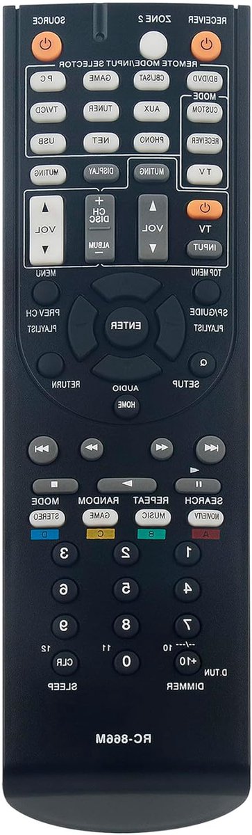 Vervangende Afstandsbediening - Universele Controller - Home Cinema Bediening - Infrarood Connectiviteit - 195 cm - Zwart