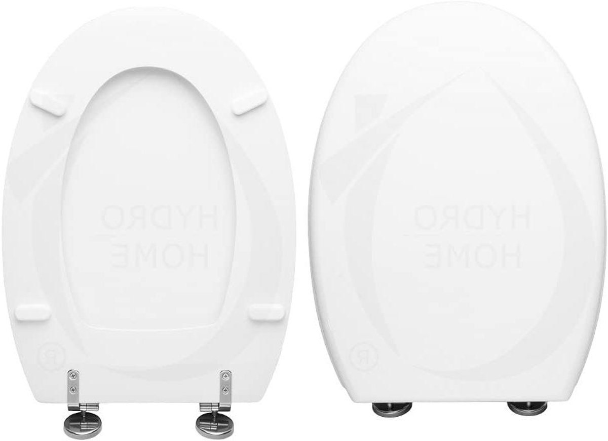 Toiletbril - WC Deksel - Badkamer Vernieuwen - Hout met hars - Universeel - Wit