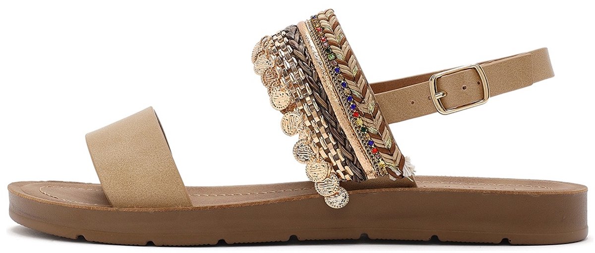 DERIMOD Sandalen Imitation Leren Sandalen