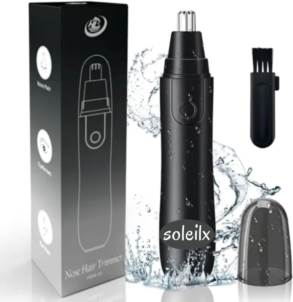 SnelShoppen - Professionele Pijnloze Neus- en Oortrimmer voor Mannen en Vrouwen, Neus- en Oorhaar Cutter, Elektrische Trimmer voor Volwassenen, Ideaal