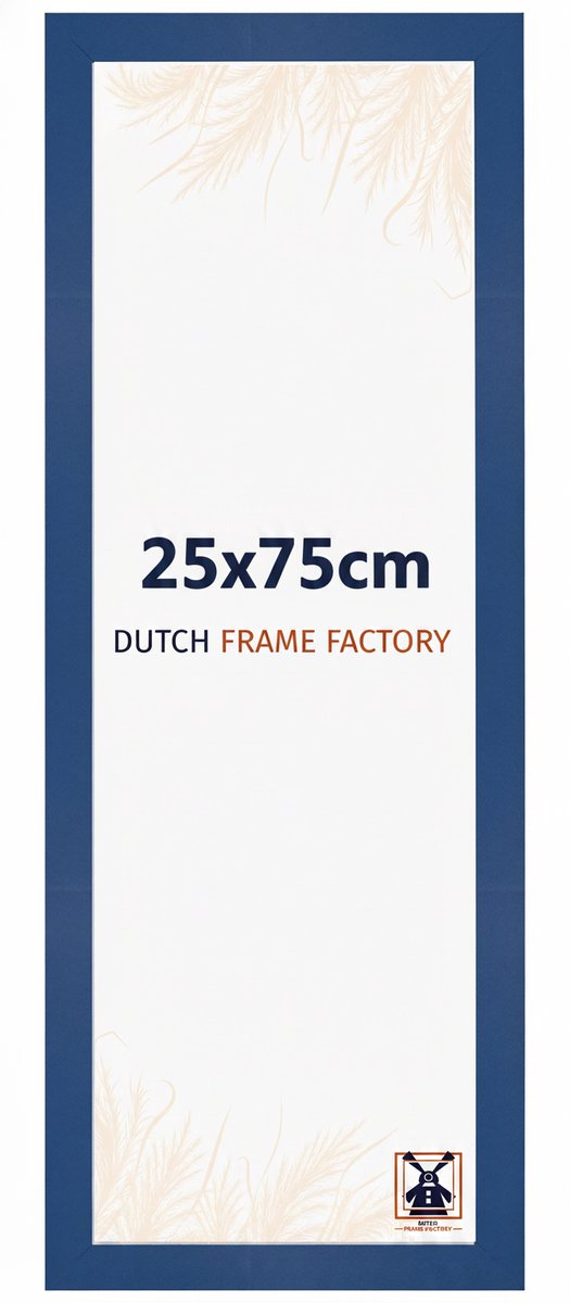 Fotolijst 25x75 cm - MDF - Donkerblauw - Benno