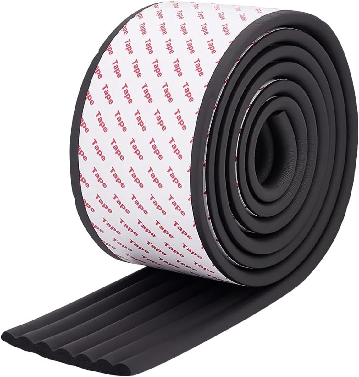 SnelShoppen - Zwarte Stapelbed Ladderpads 2,1m met Zelfklevende Ladderhoes, 81mm Breed voor Voetcomfort en Hoekbescherming, Ideaal voor Kinderen en Th