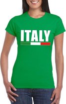 Groen Italie supporter shirt dames XS