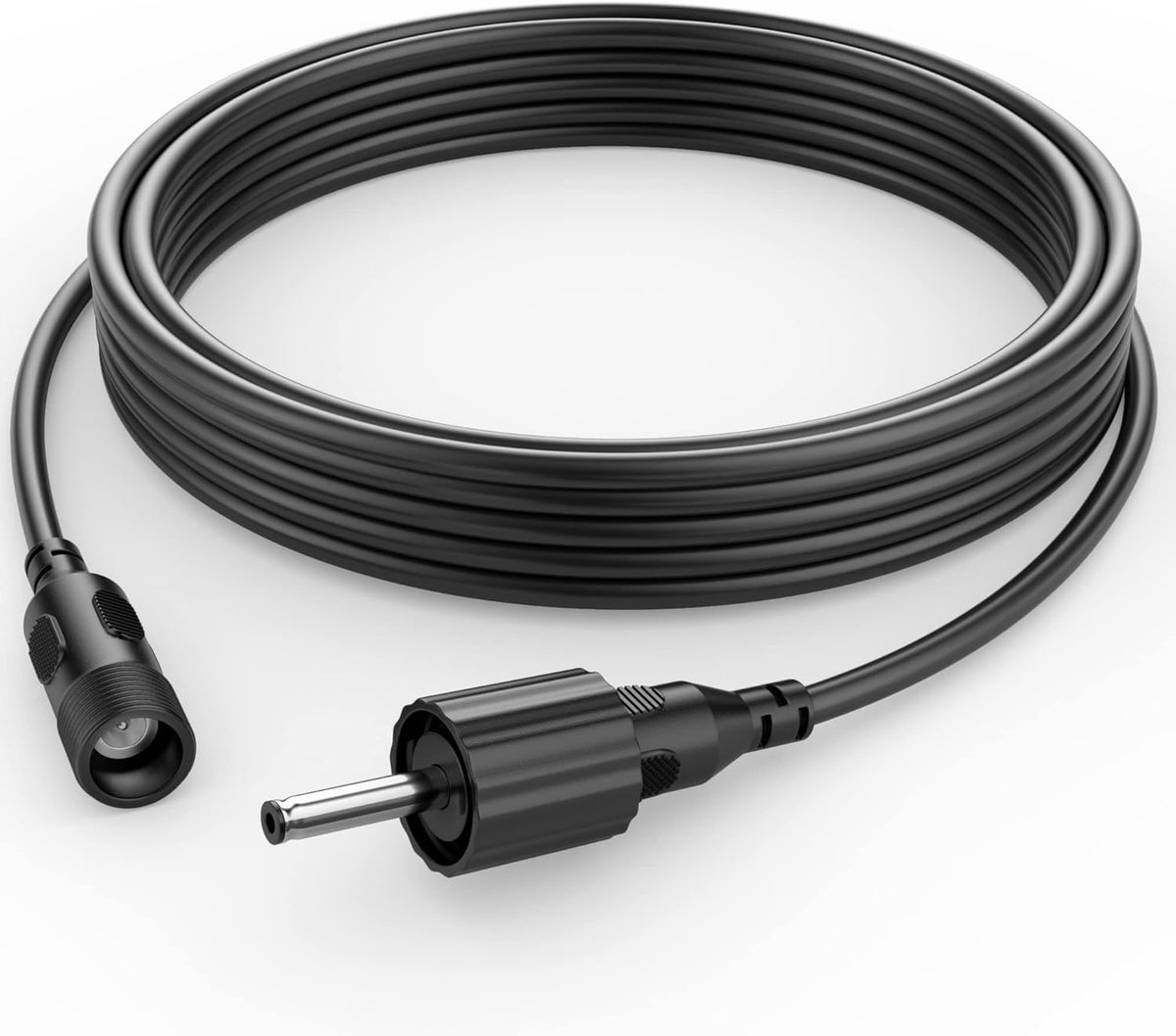 SnelShoppen - Waterproof DC Extension Kabel 3m voor Zonne-energie Vijverpomp en Fontein - 3.5 x 1.35mm - Tuin, Buiten, Zomer, Zonne-energie