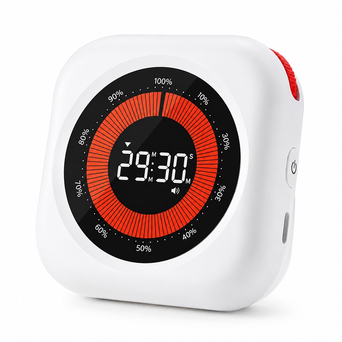 Digitale Visuele Timer met Voortgangsbalk - Timer voor Kinderen en Volwassenen - Countdown en Countup Functie - Instelbaar Volume en Helderheid - Oplaadbare Time Management Tool voor Keuken, School en Kantoor