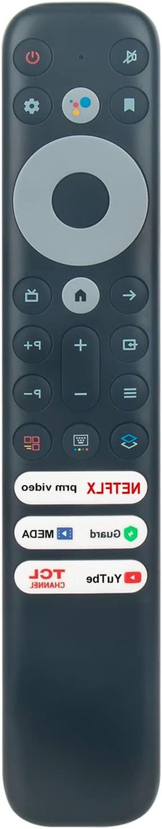 Vervangende Afstandsbediening - Universele Bediening - Smart TV Bediening - Ergonomisch Ontwerp - 10 Meter Bereik - Zwart