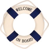 Reddingsboei welcome on board 35 cm