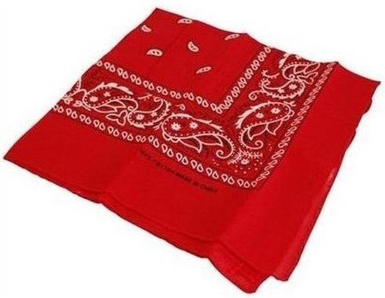 Veronderstellen experimenteel Articulatie 5 rode boeren zakdoek | bol.com