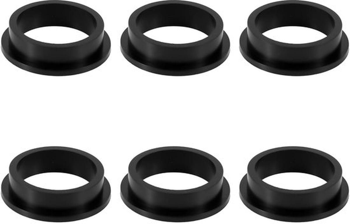 6 stuks 11228 L-vormige O-ring pakking, zwarte rubberen zwembadzandfilterpompafdichtingen, vervangende onderdelen, compatibel met Intex zandfilterpompmotor