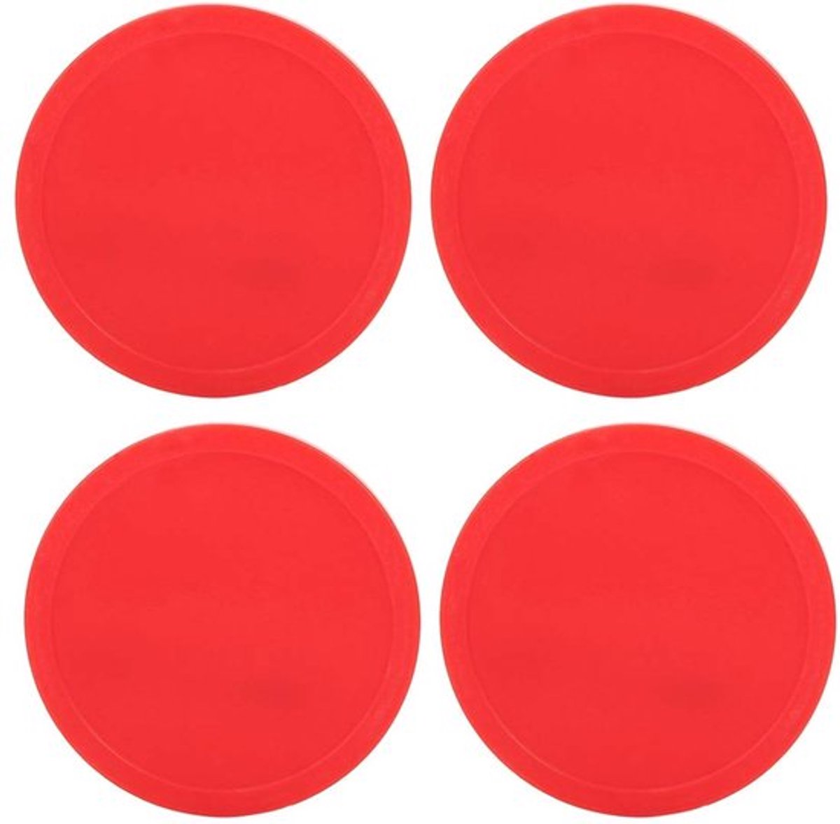 4 stuks hockeypucks officiële regelgeving plastic lucht ijshockeypucks stuk vervangbaar voor tafels speluitrusting