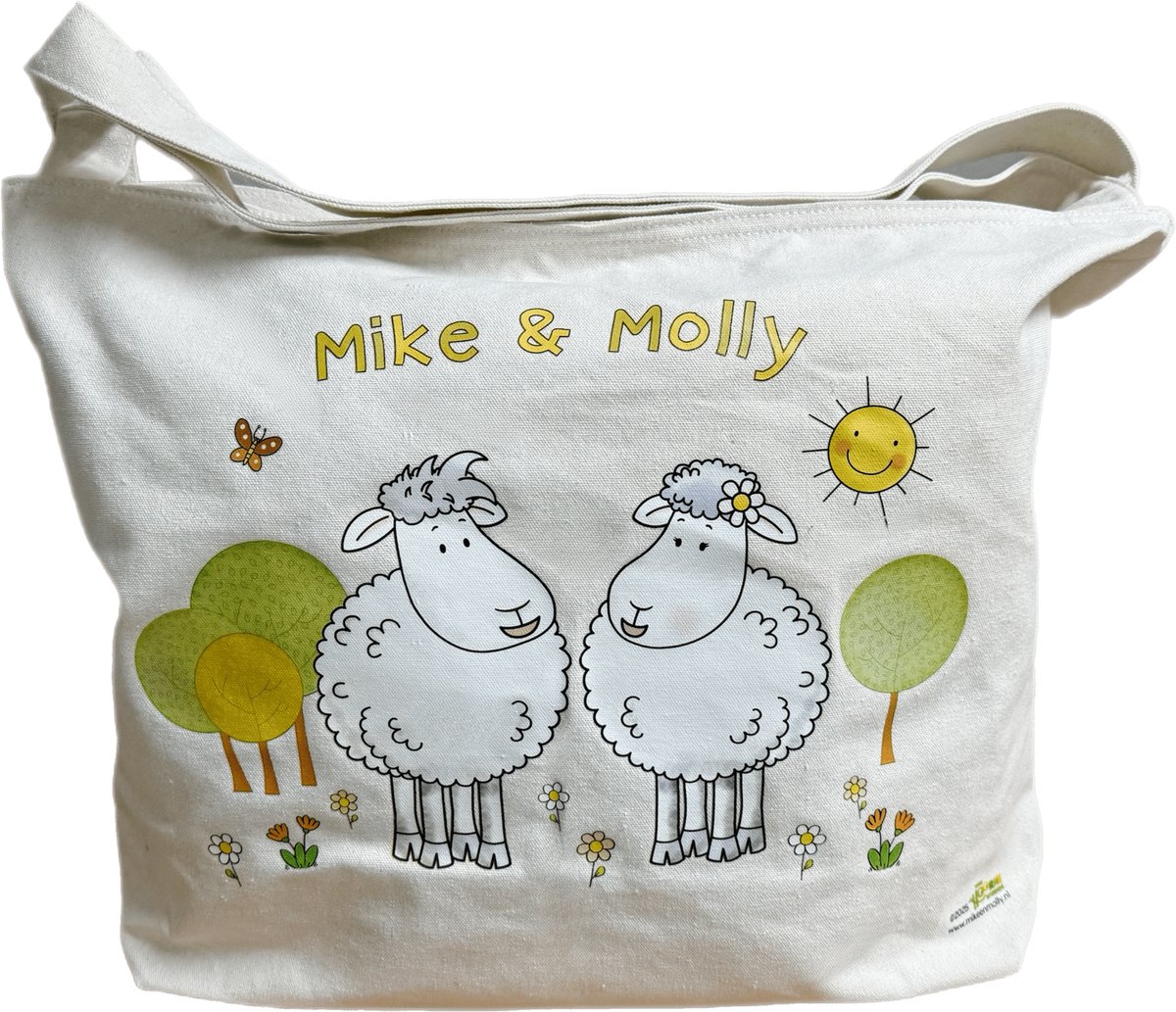 Mike & Molly - shopper katoen