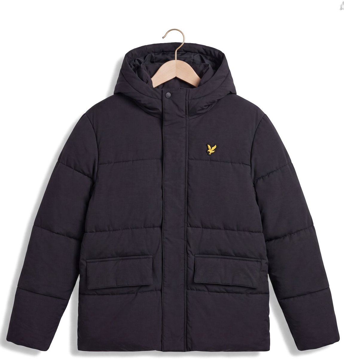 Lyle & Scott Nylon Padded Coat Jassen Jongens - Winterjas - Donkerblauw - Maat 170/176