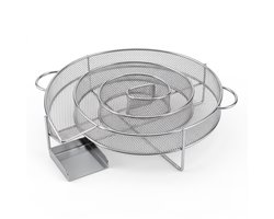 Rookgenerator voor Koud Roken – Cold Smoke Generator – Rookspiraal voor BBQ & Smoker – RVS – Ø 20 cm – Tot 7 Uur Rook – Voor Vlees, Vis & Kaas