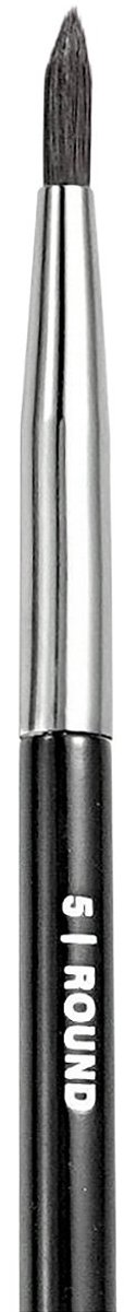 Schminkpenseel rond spits klein - 5 ROUND