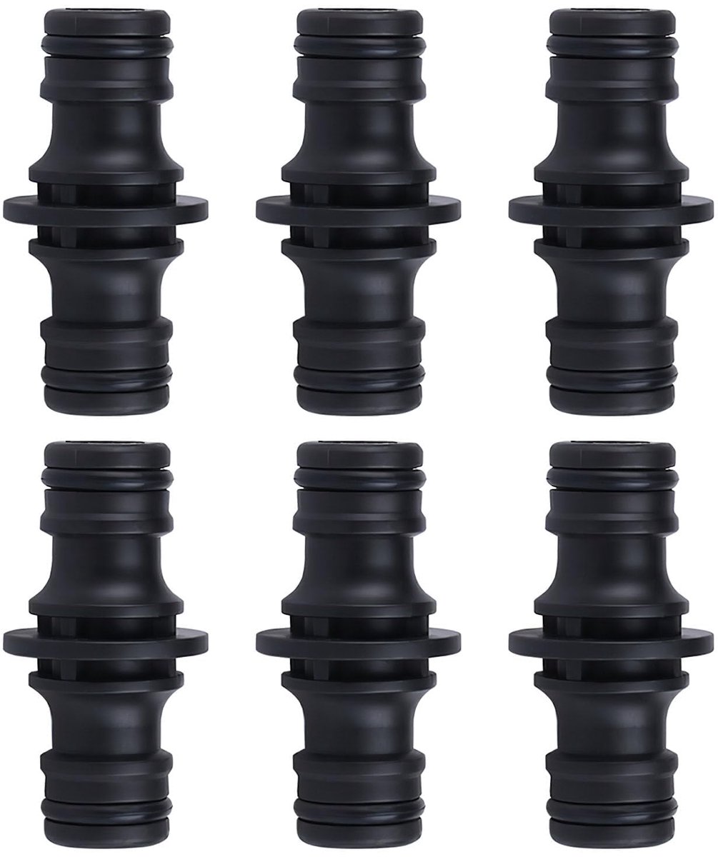6 stuks 1/2" tuinslang koppelingen voor verlenging en verbinding