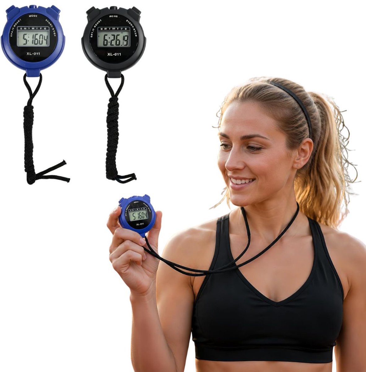 Zavio® Interval Timer - Stopwatch - Gym Timer