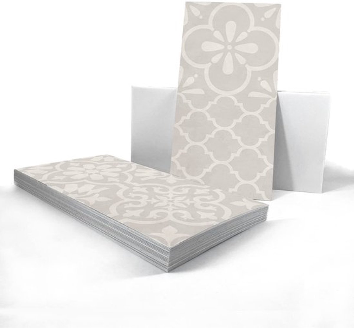Tegelsticker Antislip - Zelfklevende Tegels - PVC Vloerstickers - 30 x 15 cm - 24 Stuks Set - Milieuvriendelijk - Vloerbedekking