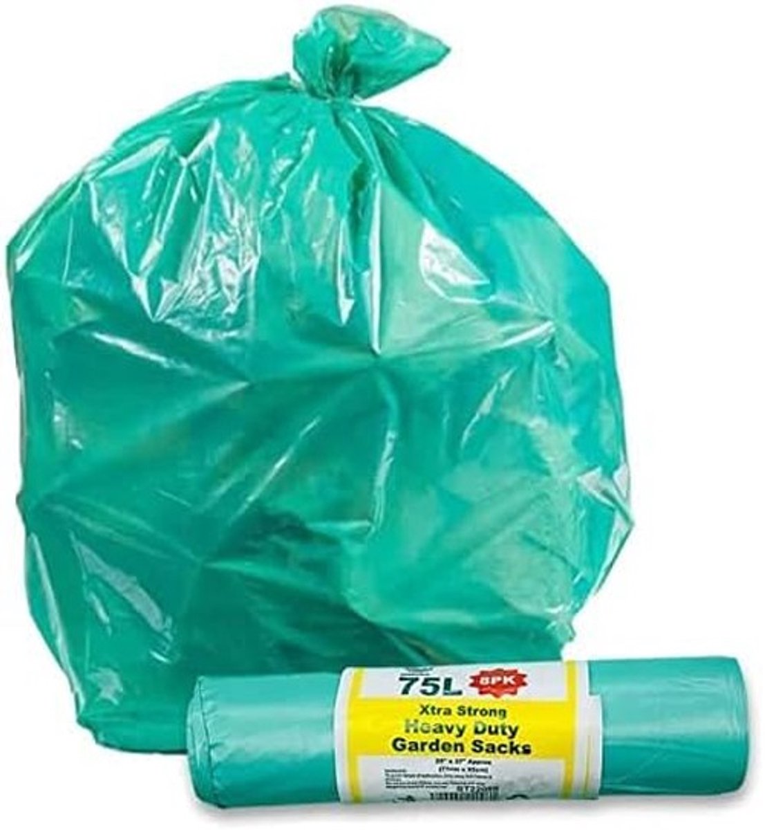 Solidchoice - Ultra Sterke Afvalzakken - 75L - 100% Gerecycled