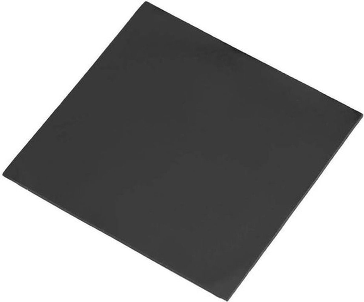 Thermische Pad 2 mm - Koellichaam Koeling Warmtegeleidingsvermogen - Siliconen Pad - 100x100x2mm - Zwart - Hittebestendige Isolatie - Computerkoeling