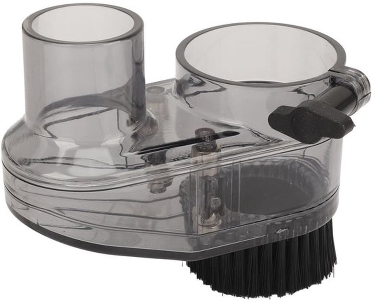 CNC-routerstofschoen - stofkap - magnetische hoogteverstelling - 52 mm - nylon borstel - stofverzameling - gebruiksvriendelijk - transparant