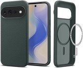Spigen Hoesje Geschikt voor Google Pixel 11 Pro XL - Liquid Air MagFit - Compatibel met MagSafe - Back Cover Flexibel TPU - Groen