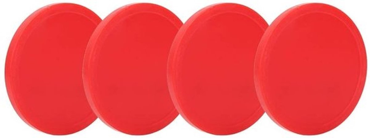 Air Hockey Puck - 4-delige Set - Lichtgewicht Kunststof - Slijtvast en Duurzaam - Vervangende Pucks - Geschikt voor Thuisgebruik - Hockeypuck