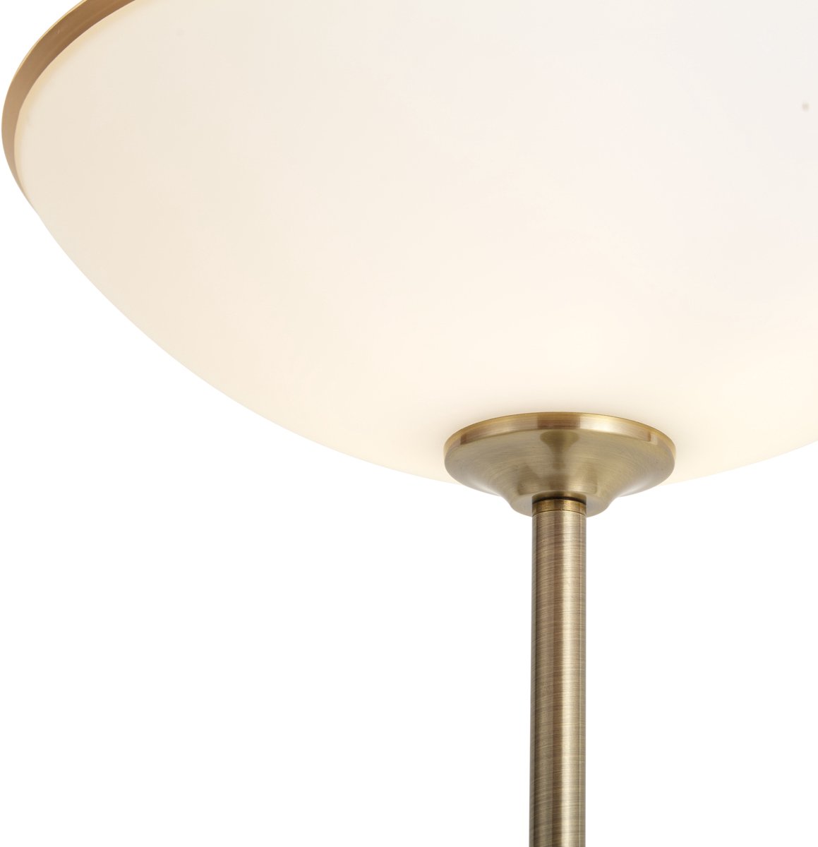 Qazqa antieke uitstraling vloerlamp - Katarina - brons, rond, max. 15W, geschikt voor led, 160cm, ideaal als woonkamer lamp