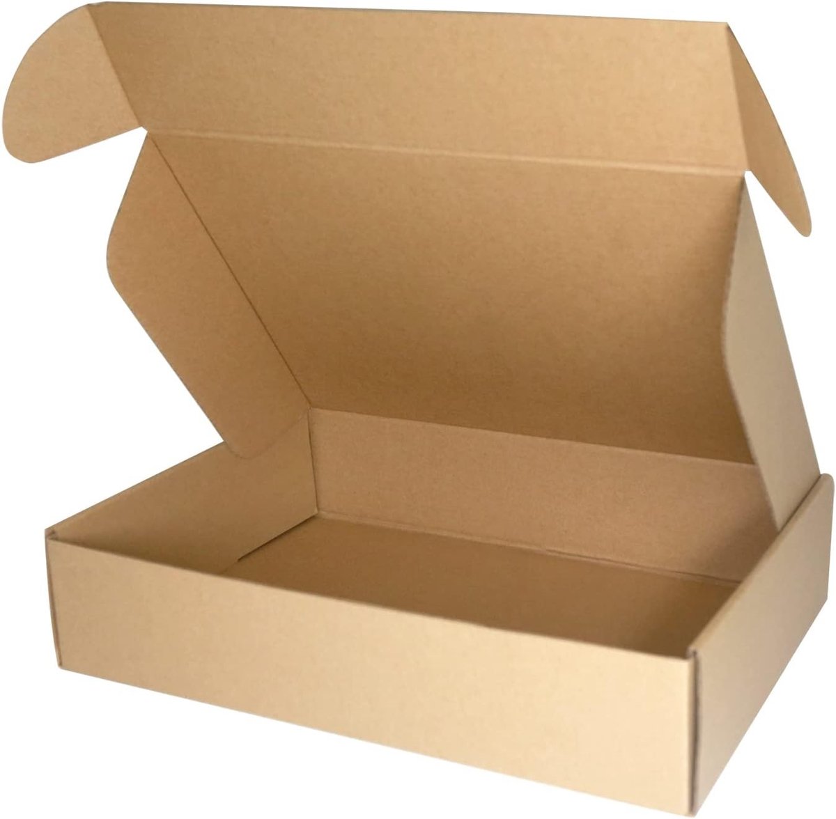 Kleine Pakket Postdozen - Bruin - 330 x 225 x 72 mm - Golfkarton - Voor Kleine Bedrijven