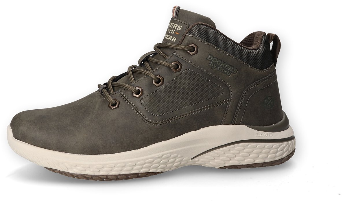 Dockers by Gerli Heren Sneakers Veterschoenen Olive