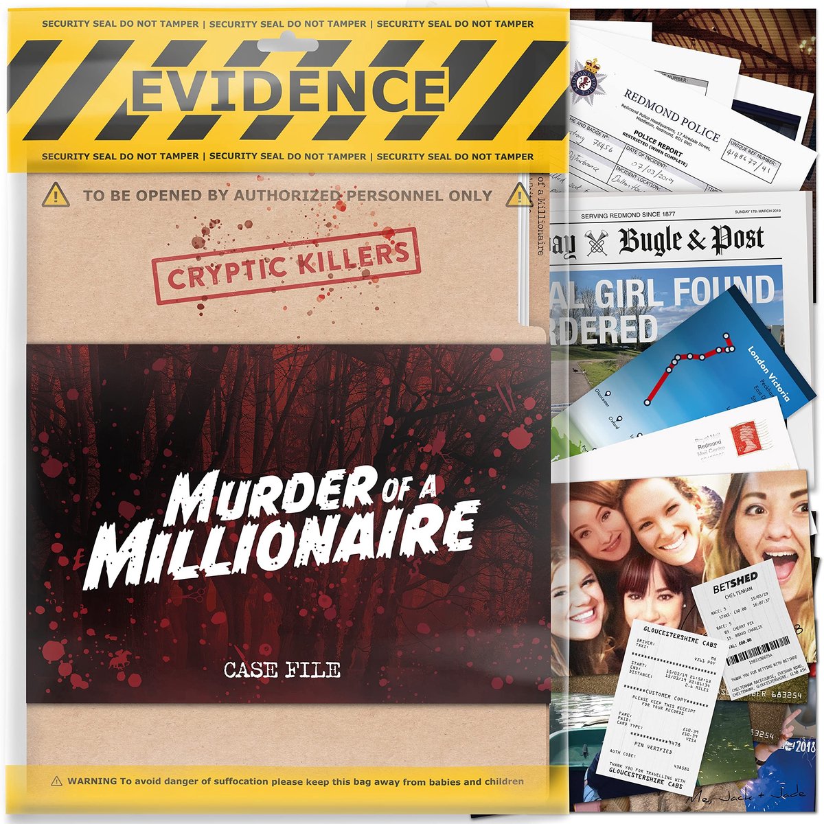 Solidchoice - Onopgeloste Moord Mysterie Spel: Cold Case Files