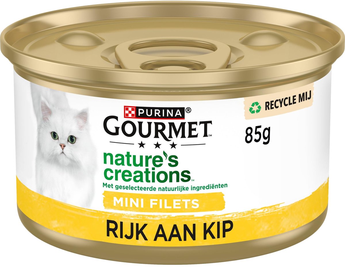 Solidchoice – Naturlijke Kattenvoer met Kip en Spinazie in Blik