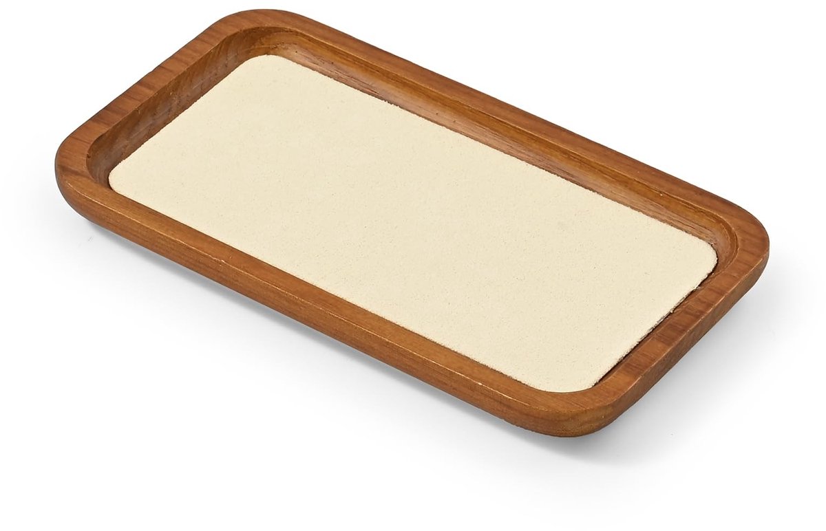 Solidchoice - Houten Sieradenbox voor Ringen en Oorbellen