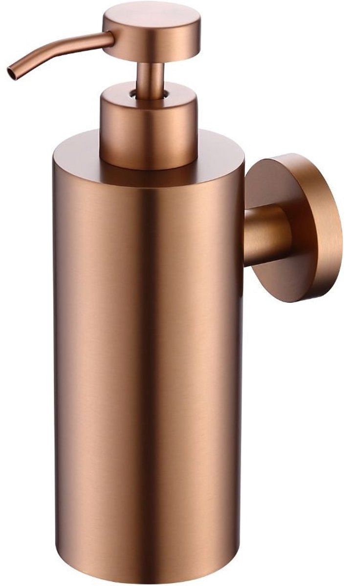 Zeepdispenser Sanitado Industry Fiona wandmontage in mat brons